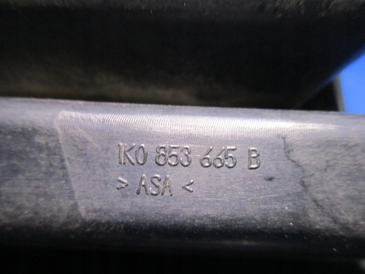 фото №3, Решітка заглушка бампера галоген ліва vw golf v 1k0853665b