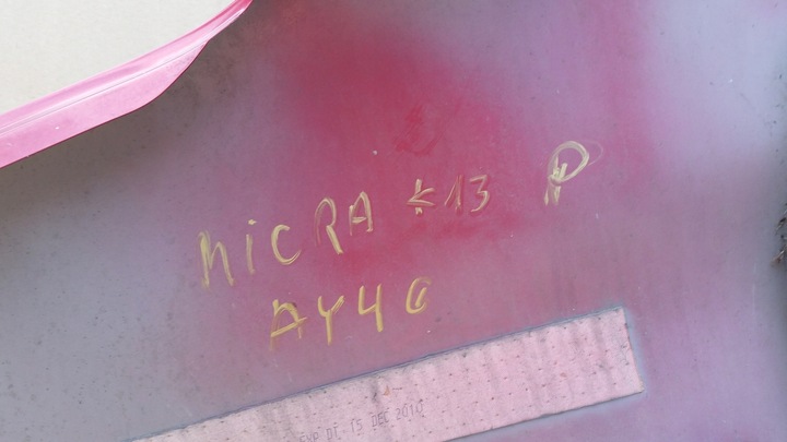 фото №10, Nissan micra k13 крыло перед правый ly4g