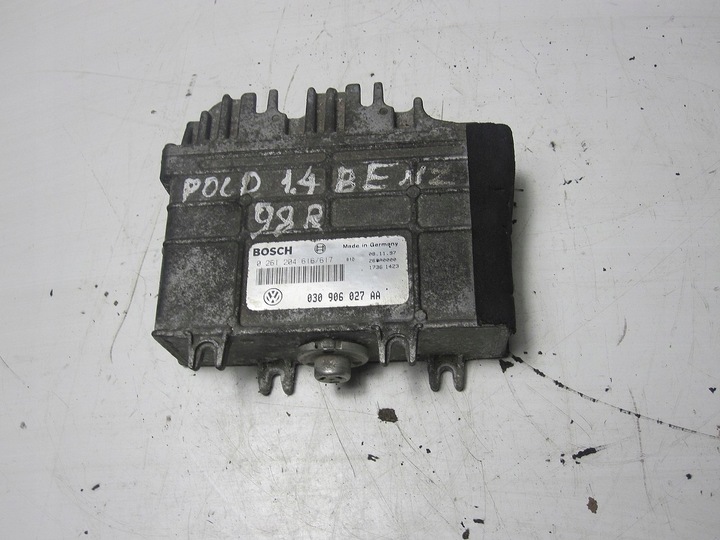 фото №1, Комп'ютер блок керування vw polo 1.4 98r