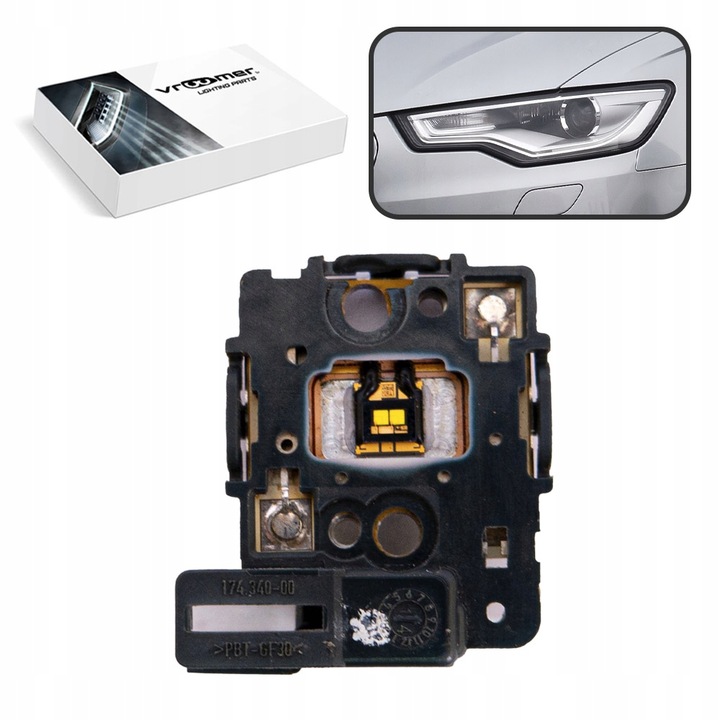 фото №1, Модуль плата led drl лампы фара audi a6 s6 rs6 c7 11-14 ксенон левый