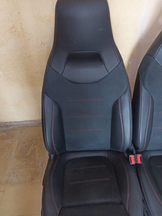 фото №11, Mercedes w177 a клас amg сидіння диван комплект шкіра алькантара сидіння