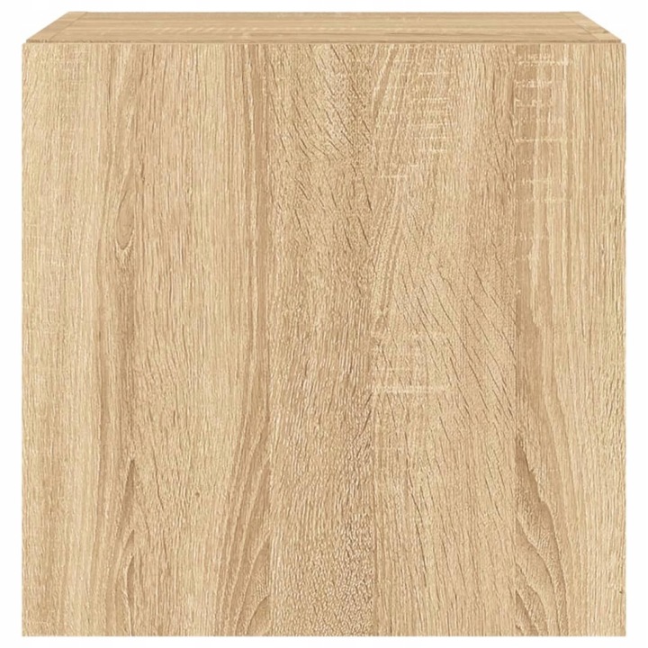 фото №13, Ścienne szafki tv з led, 2 штуки., dąb sonoma, 40,5x35x40 cm