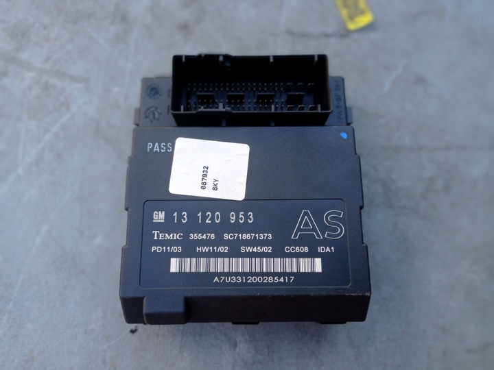 фото №1, Модуль комфорта opel vectra c 13120953as