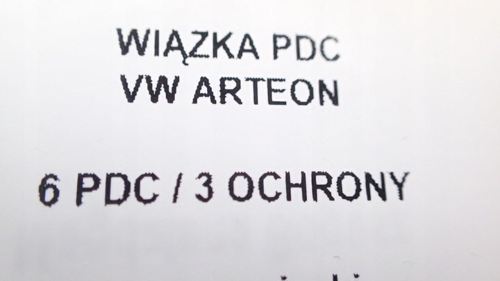 фото №10, Нова джгут бампера 6 pdc / 3 захисту vw arteon 3g8971095g + датчики pdc