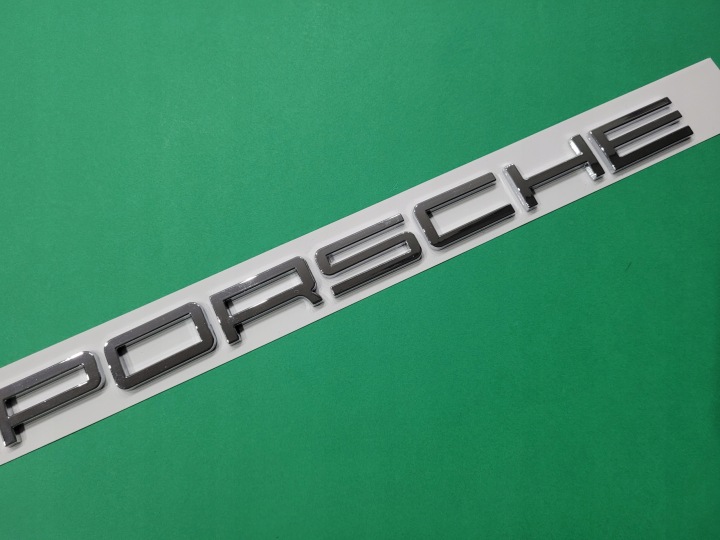 фото №8, Эмблема надпись do porsche цвет серебряный