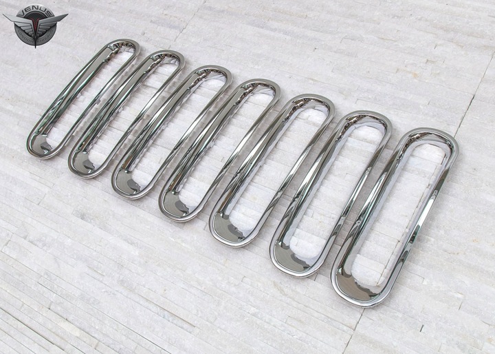 фото №8, Wrangler хромовані накладки na решітка радіатора jeep 2007+