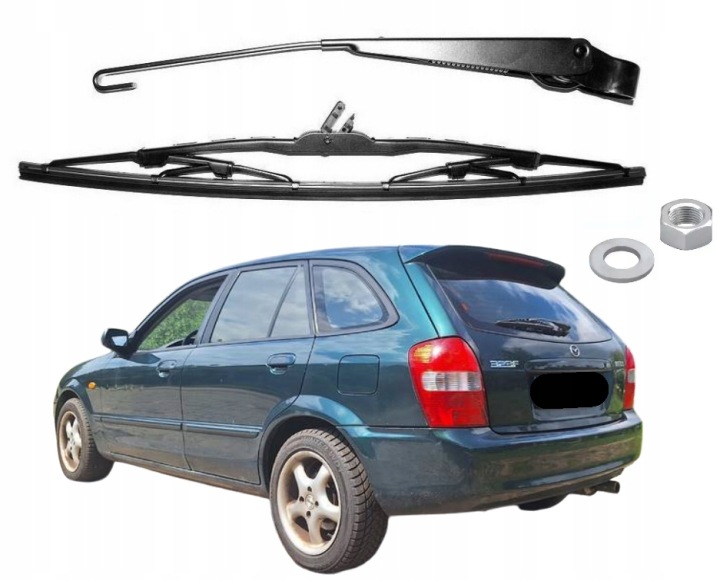 фото №11, Рычаг металлический + дворник na зад mazda 323 f 323f od1998 r. do 2004 r.