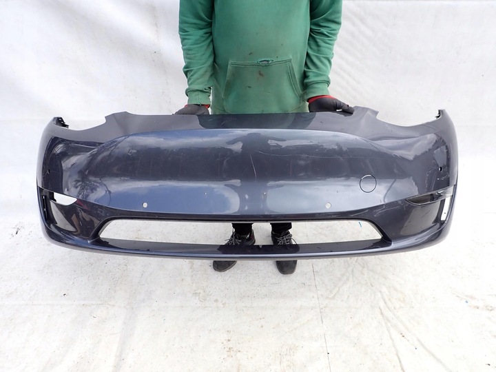 фото №2, Tesla модель y 20- бампер перед переднее pdc