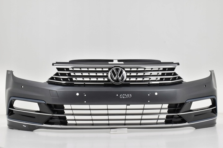 фото №1, Volkswagen passat b8 передний рестайлинг r-line 2016- бампер переднее