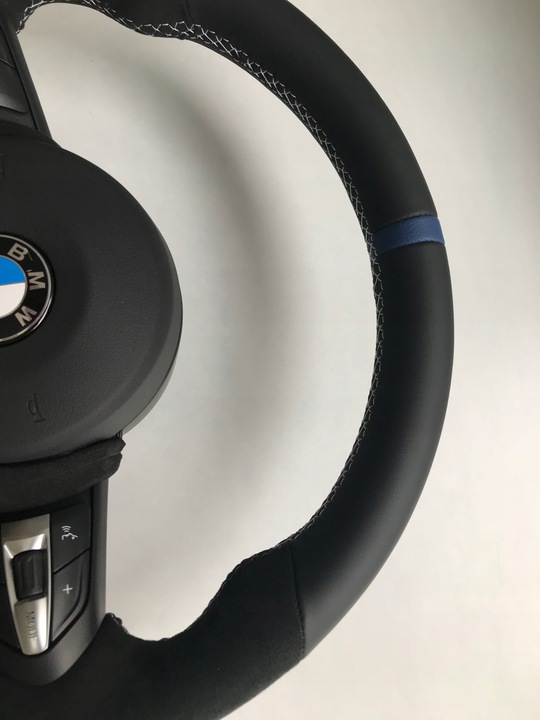 фото №4, Bmw f30 f31 f34 f32 f36 f15 f25 f33 кермо алькантара плоска модифікація