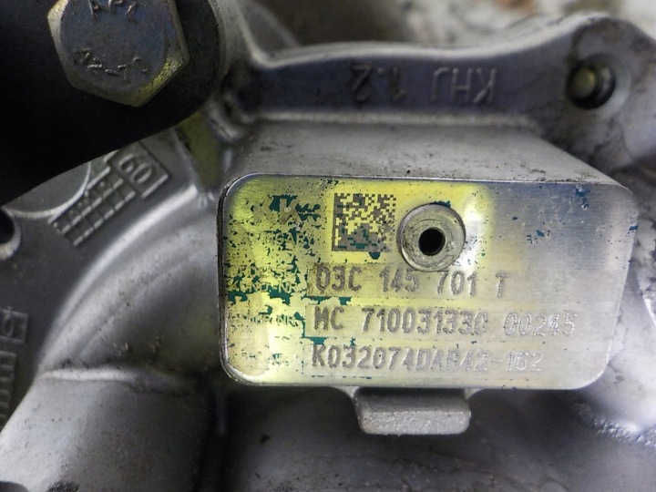 фото №9, Vw audi seat skoda 1.4 tfsi турбокомпрессор / турбина 03c145701t
