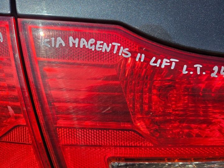 фото №5, Kia magentis ii рестайлінг лампа лівий зад ліва задня кришка з кришки w кришка багажника