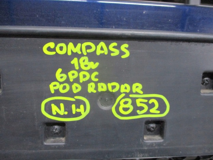 фото №11, Бампер переднее jeep compass 18r 6pdc pod радар перед