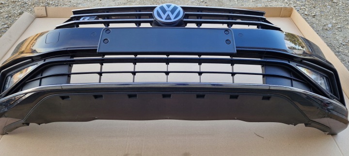 фото №8, Бампер vw passat b8 рестайлинг r-line pdcx6 w цвет lc9x комплектный камера