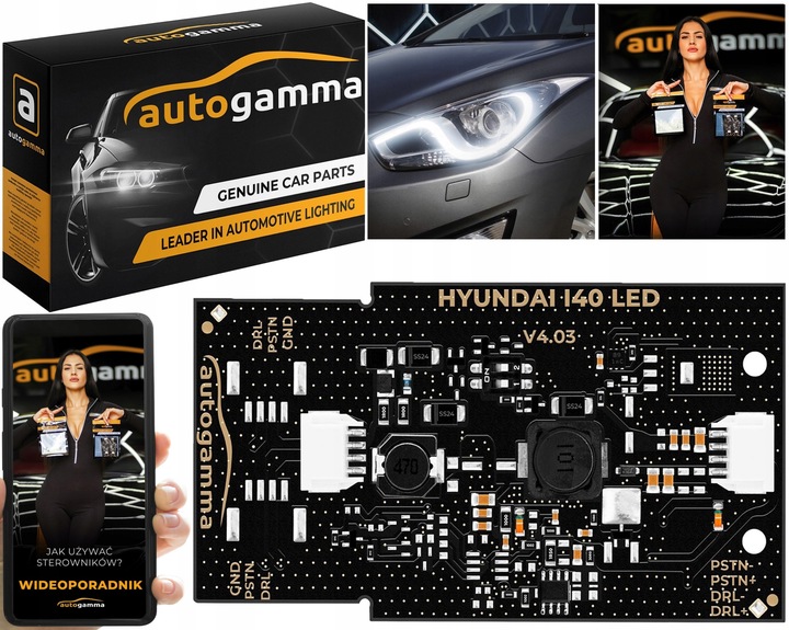 фото №10, Блок керування модуль led drl hyundai i40 ремонт лампи połowy комплект універсальний