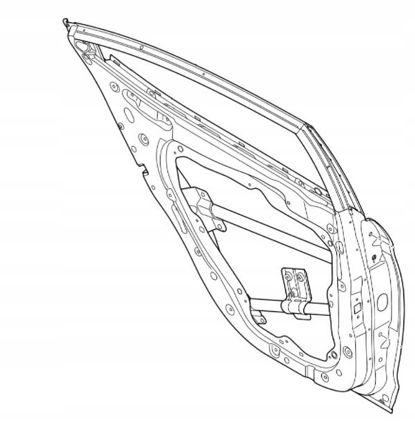 фото №1, Hyundai elantra 2016-2020 двері зад ліві