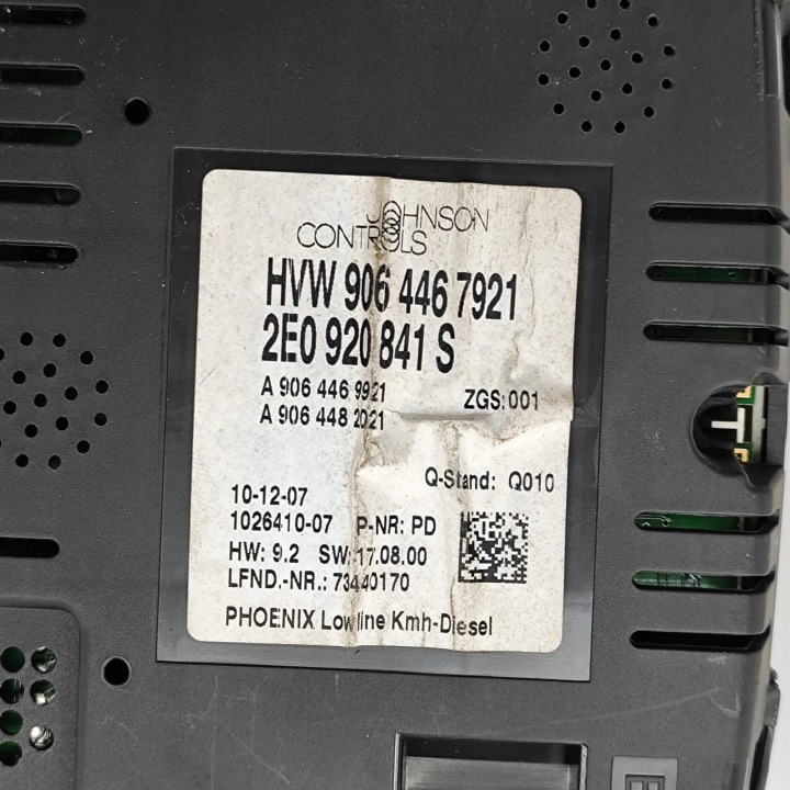 фото №8, Спідометр  vw crafter 30-50 фургон 2e_ a9064469921 29014006 2.5l 80kw 2008