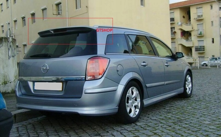 фото №1, Opel astra h универсал спойлер козырёк спойлер opc-line gt shop