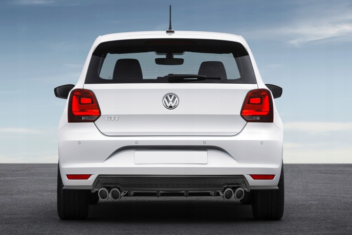 фото №13, Volkswagen polo 2014-2017 диффузор накладка бампера заднего