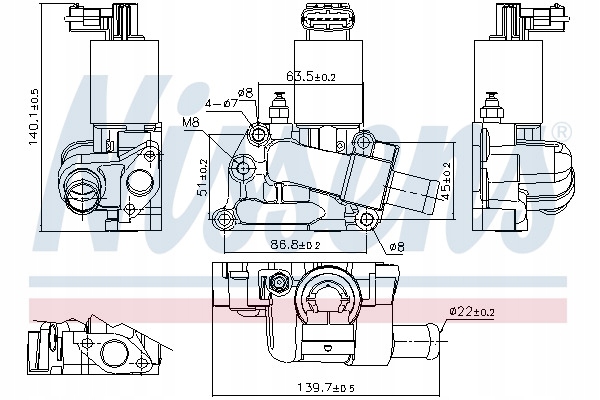 фото №9, Клапан egr nissens 98204 pl dystrybucja