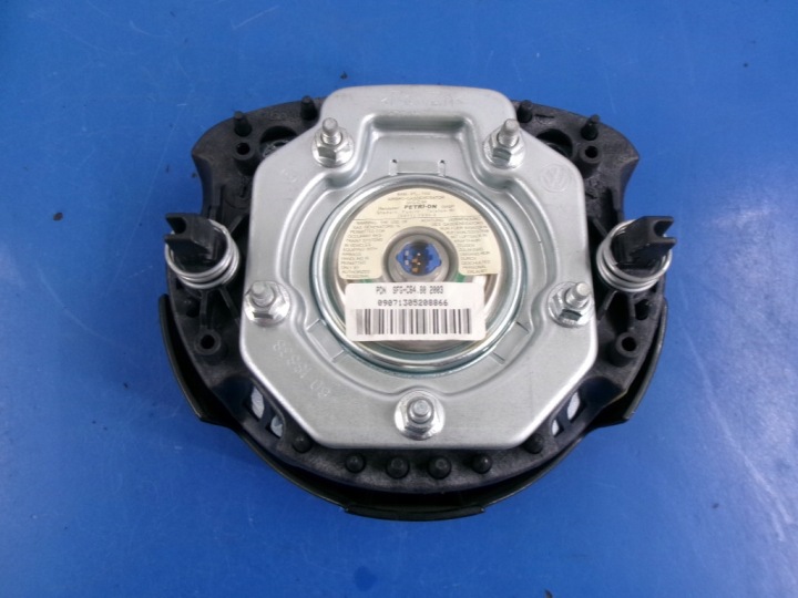 фото №7, Vw touran руль кожаный 1t04190914ec+2airbagi +блок управления
