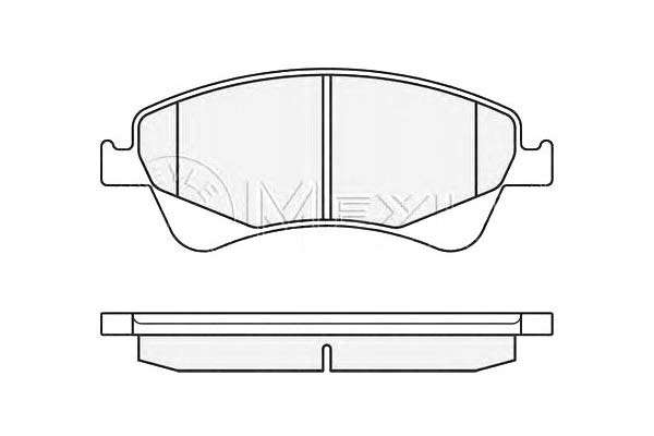 фото №2, Комплект тормозные колодки тормозных meyle 446502170 446502
