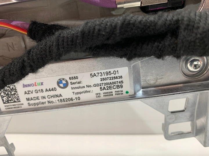 фото №5, Bmw x5 g05 g06 g07 екран спідометр  монітор навігації 5a73195 європа