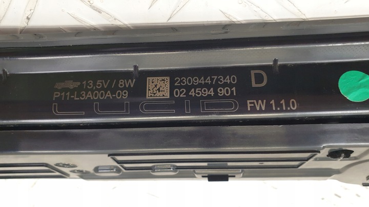фото №9, Lucid air p11-l3a00a-09 спойлер світло сплав