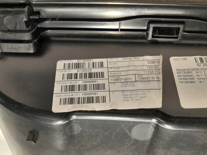 фото №6, Bmw x3 g01 lci бардачок пассажира 9363451