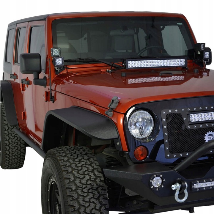 фото №8, Jeep wrangler jk 2007-2018 4d розширювачі крила передніх комплект