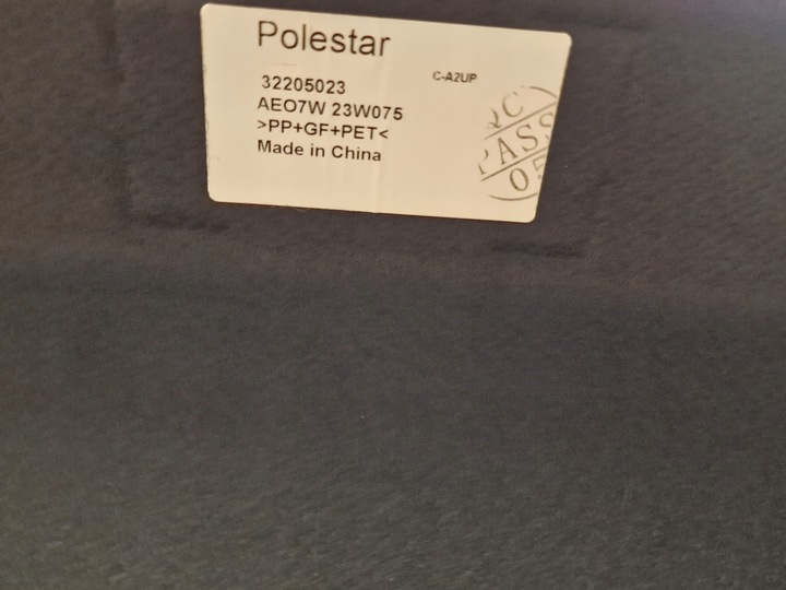 фото №3, Полка зад задняя багажника polestar 2
