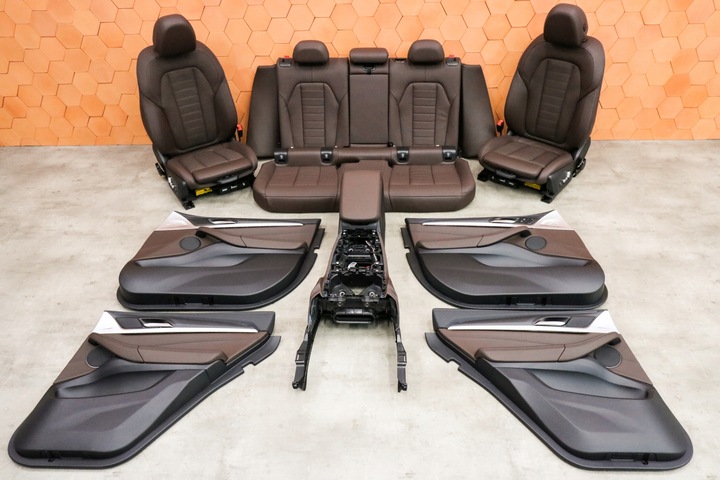 фото №1, Bmw x4 g02 lci салон сидіння диван обшивки mokka sport вентиляція нагрівання