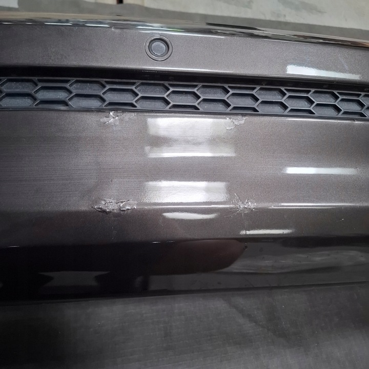 фото №9, Hyundai tucson ii 2 3 iii 15- бампер зад задній xn3 сірий pdc w колір demon