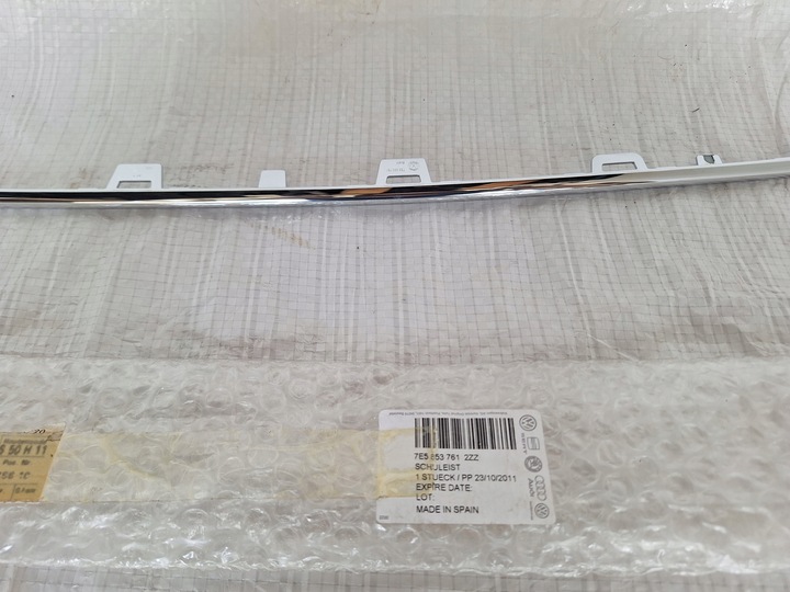 фото №11, Vw t6 t5 transporter планка хром декоративная бампера бампер перед передняя