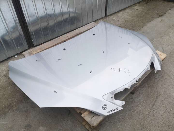 фото №6, Капот крышка двигателя mazda 3 i bk 06-09 рестайлинг 5d hb оригинал