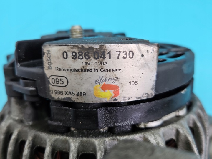 фото №6, Генератор volvo v40 s40 i 0986041730 1.8 16v