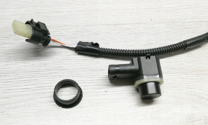 фото №1, Датчик pdc 1t0919297a+ штекер 4f0973703a + гумка