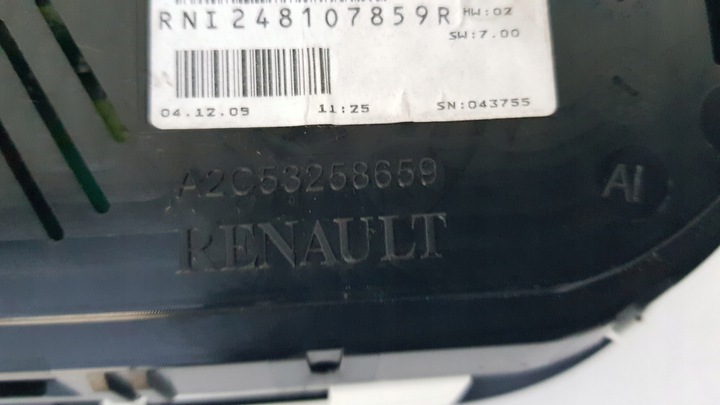 фото №8, Спідометр , прилади renualt megane iii eu