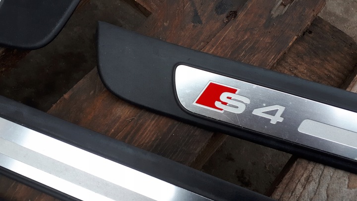 фото №4, S4 b8 a4 планки порогові sline накладки na пороги 4x