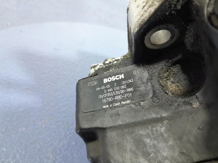 фото №5, Honda accord vii 02- 2.2 i-ctdi 140 km насос топливная рейка 0445010093