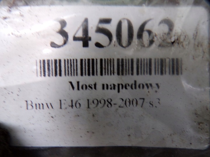 фото №8, Bmw e46 дизель задній міст привідний диференціал диференціал 1428123