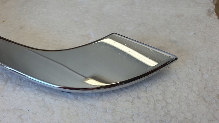 фото №3, Планка хромированная средняя решётка бампера перед mini r50 r52 r53 новая org