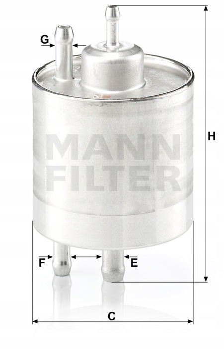 фото №1, Фильтр топлива mann-filter wk 711/1