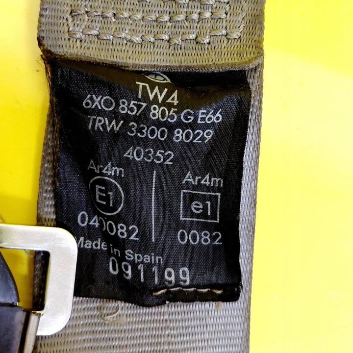 фото №8, Pas безопасности левый зад volkswagen lupo 3d 040082 nr1129