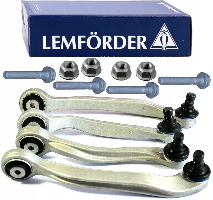 фото №1, Набор 4x рычаги болты верхний перед audi a6 c6 lemforder