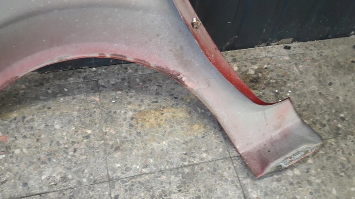 фото №13, Крило правий перед ford fiesta mk5 помаранчевий