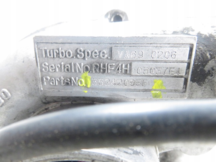 фото №6, Turbosprężarka chrysler voyager iv 2.5 crd 143 - enj 35242095f enj