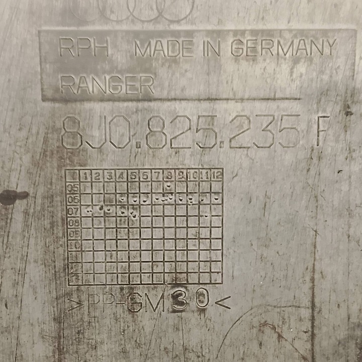 фото №10, Нижня захист двигуна audi tt tts 2006-2014 8j0825235f