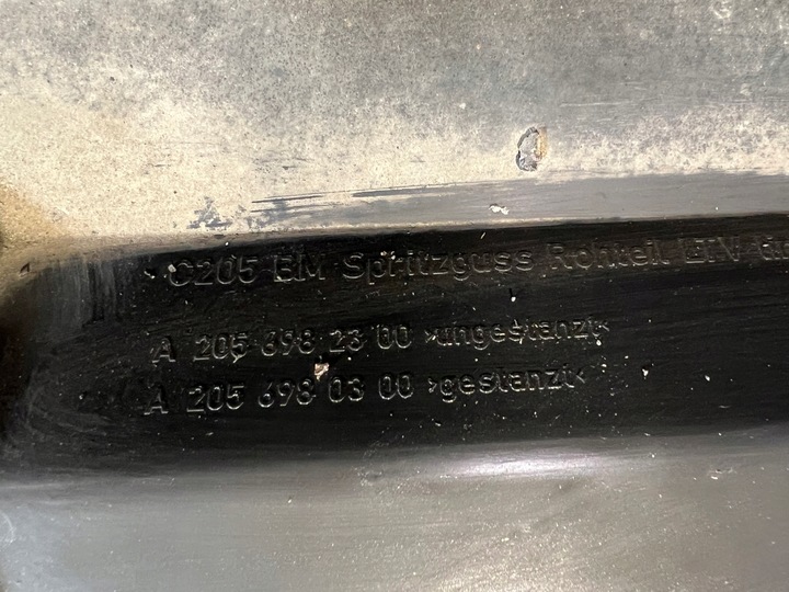 фото №10, Порог планка пороговая левая mercedes c-klasa w205 купе cabrio c63 amg-s рестайлинг