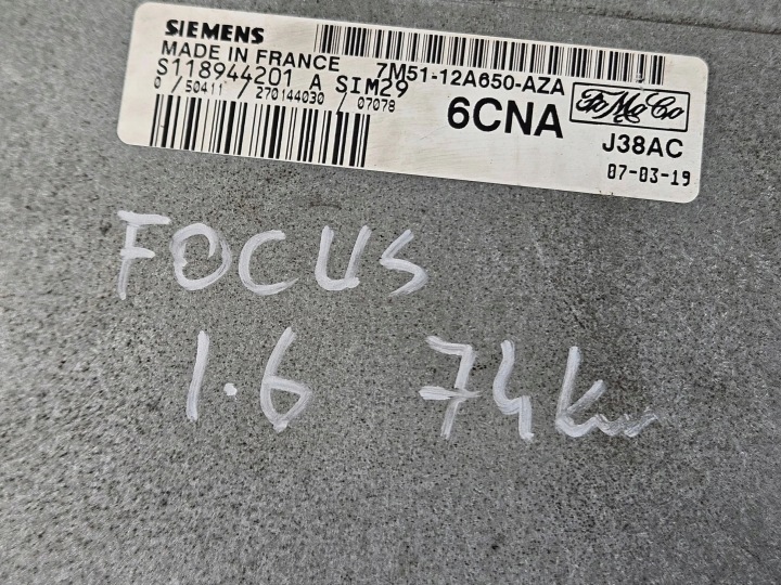 фото №5, Ford focus 2007 блок керування  / модуль ecu